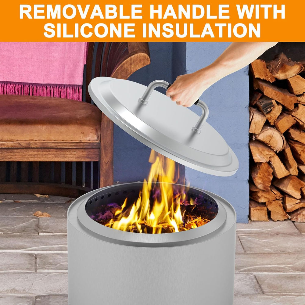 Fire Pit Lid 19.5 Inch for Solo Stove Bonfire 2.0 Accessories,304 Stainless