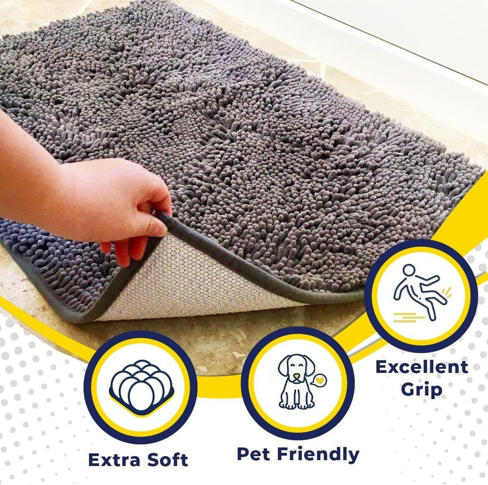 Muddy Mat® | Super Water Absorbent Door Mat Indoor, Microfiber Quick Dry Chen...