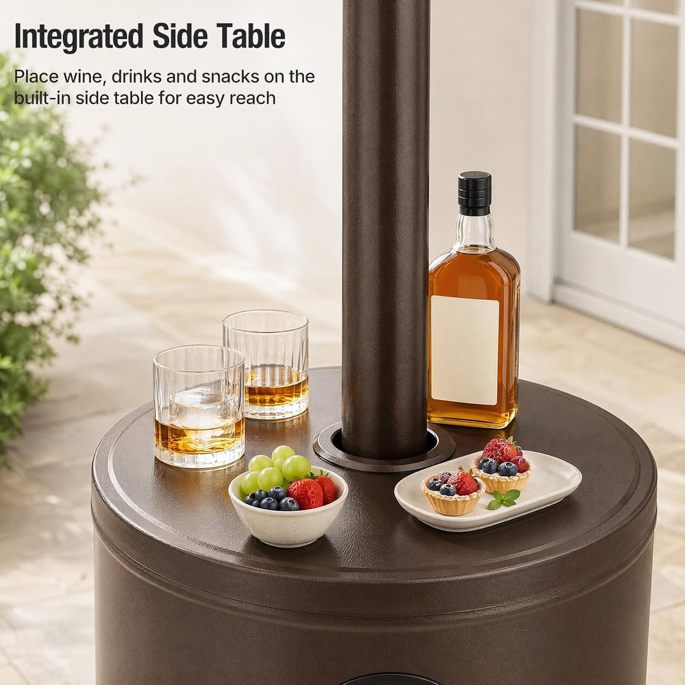 Sweetcrispy 48,000 BTU Patio Heaters for Outdoor Use with Wheels