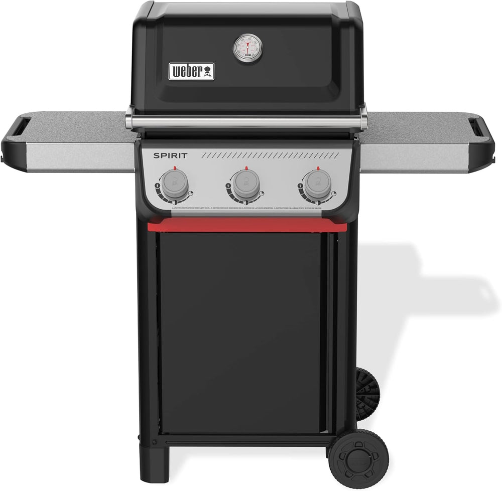 Weber® Spirit E-310 Gas Grill, Outdoor Cooking, Small Propane Grill, Black