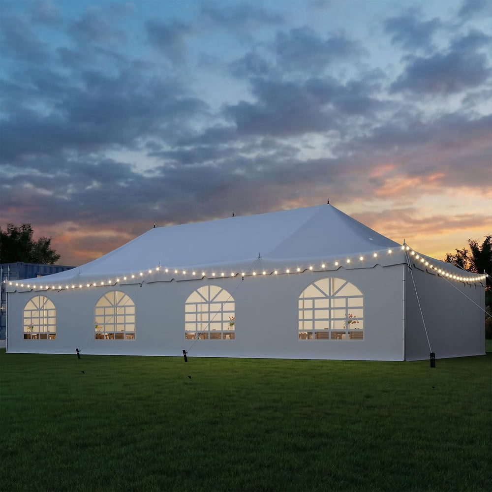 EROMMY 20x40FT Large Party Tent with Sidewalls, 2 Doors, Carry Bags, Heavy Du...