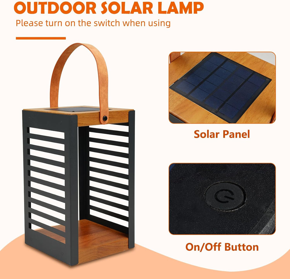 Solar Yard Outdoor Solar Lanterns, Solar Lamp Decorative Outdoor Water-Resist...