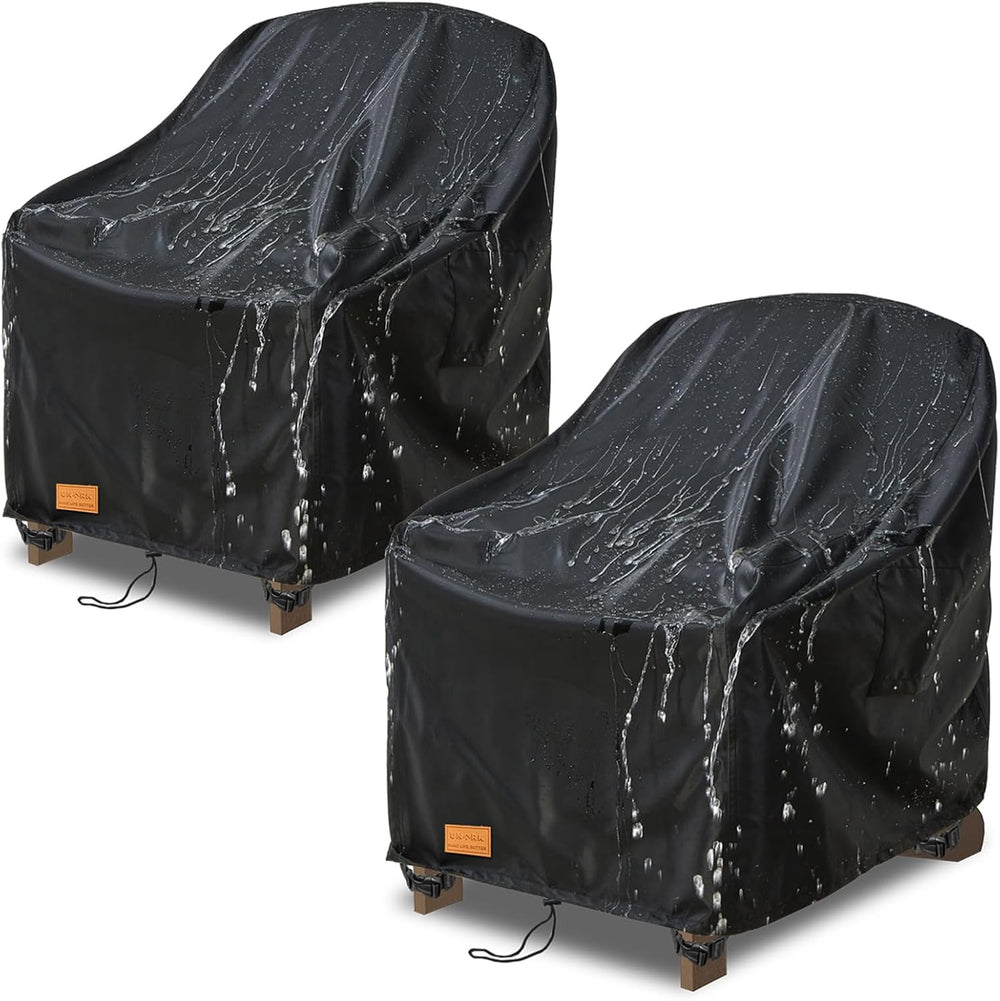 Outdoor Adirondack Chair Cover 2 Pack,Heavy Duty Patio Covers Waterproof, Out...
