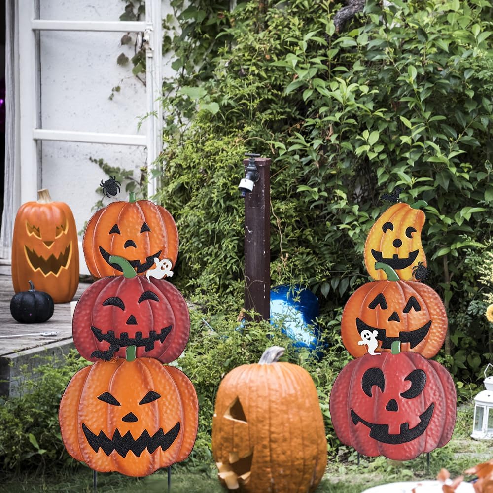 Hogardeck Outdoor Halloween Decorations - 2PCS 36" Decorative Garden Sta...