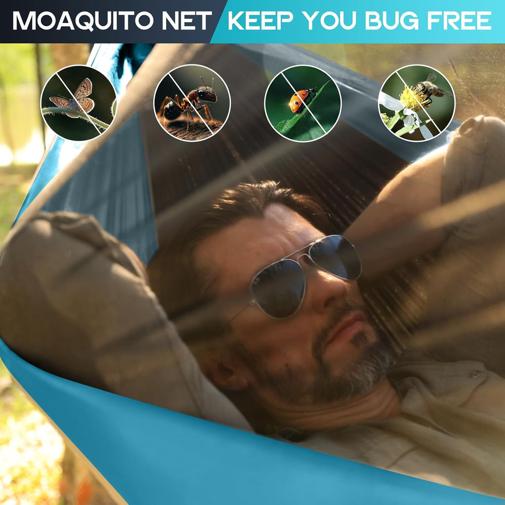 Camping Hammock Mosquito Net,Double & Single Portable Hammocks Hammocks w...