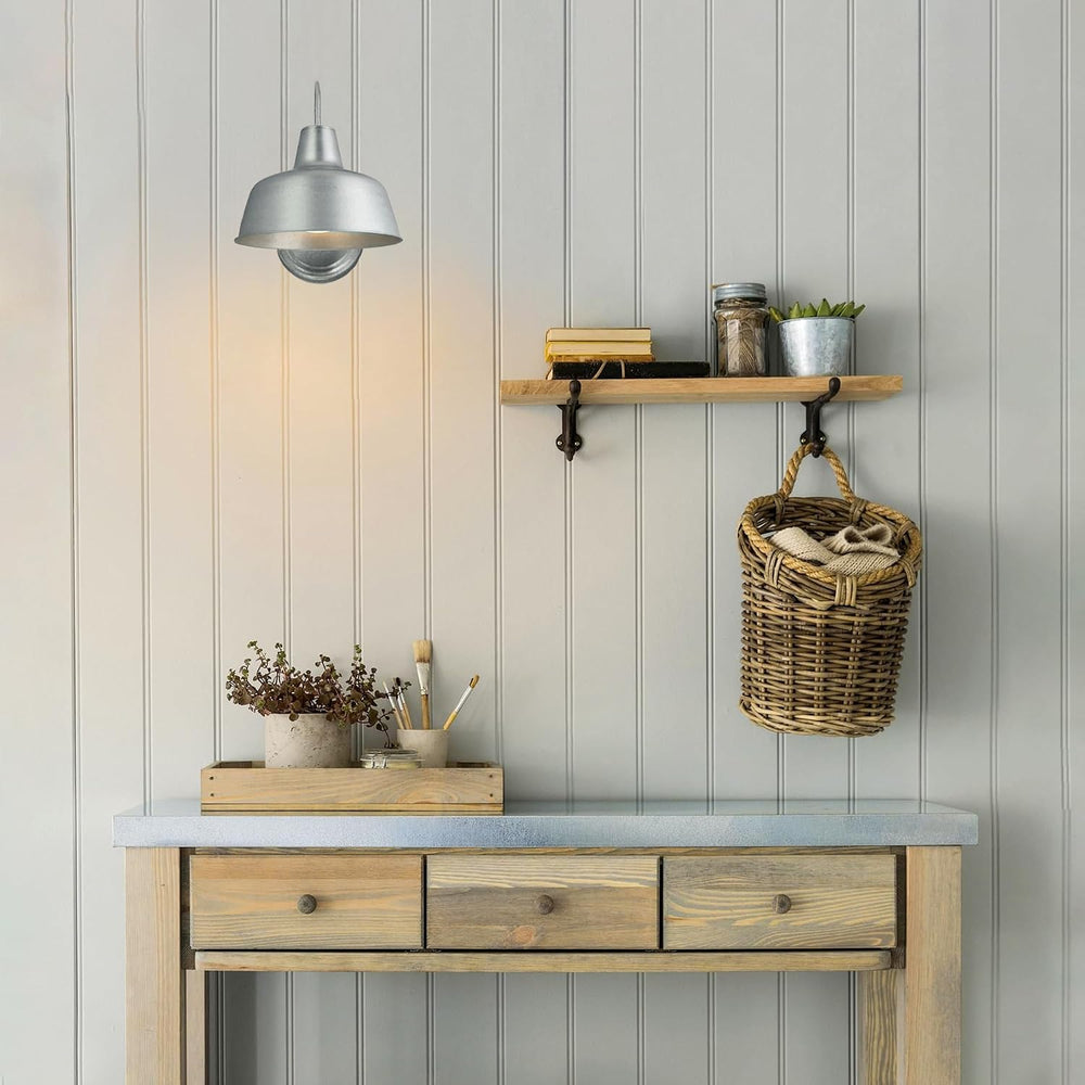 Design House Mason Farmhouse Gooseneck Barn Light, Outdoor Exterior Porch or ...