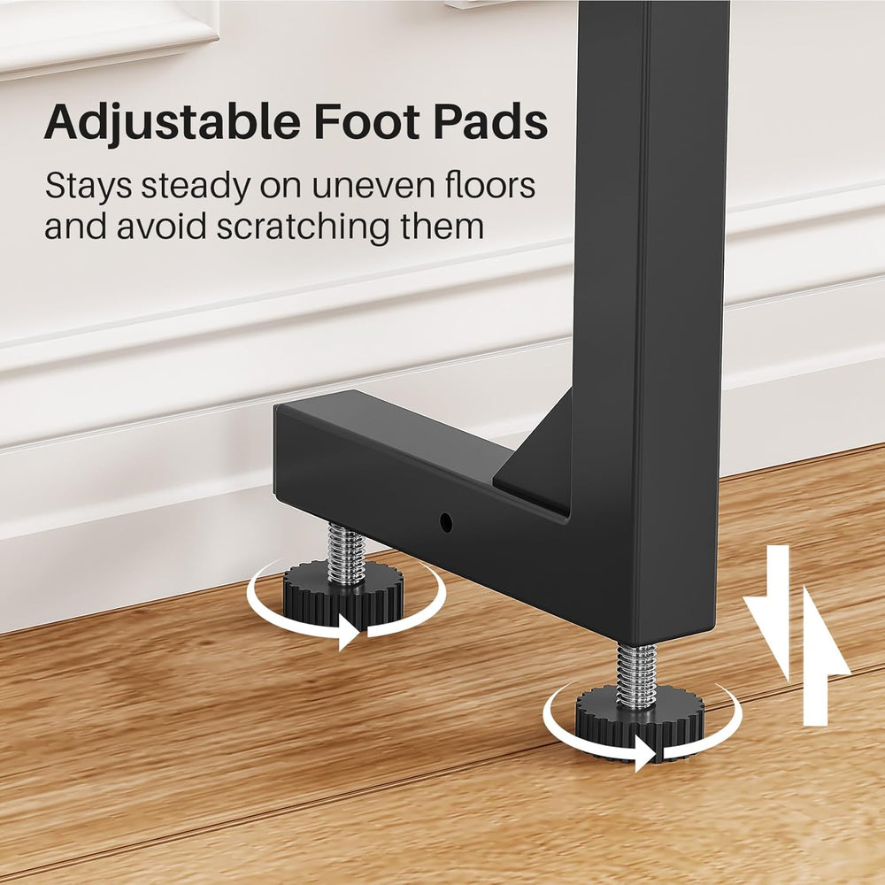 Kitstorack 2-Pack Narrow Console Table with Adjustable Height (25"-33&qu...