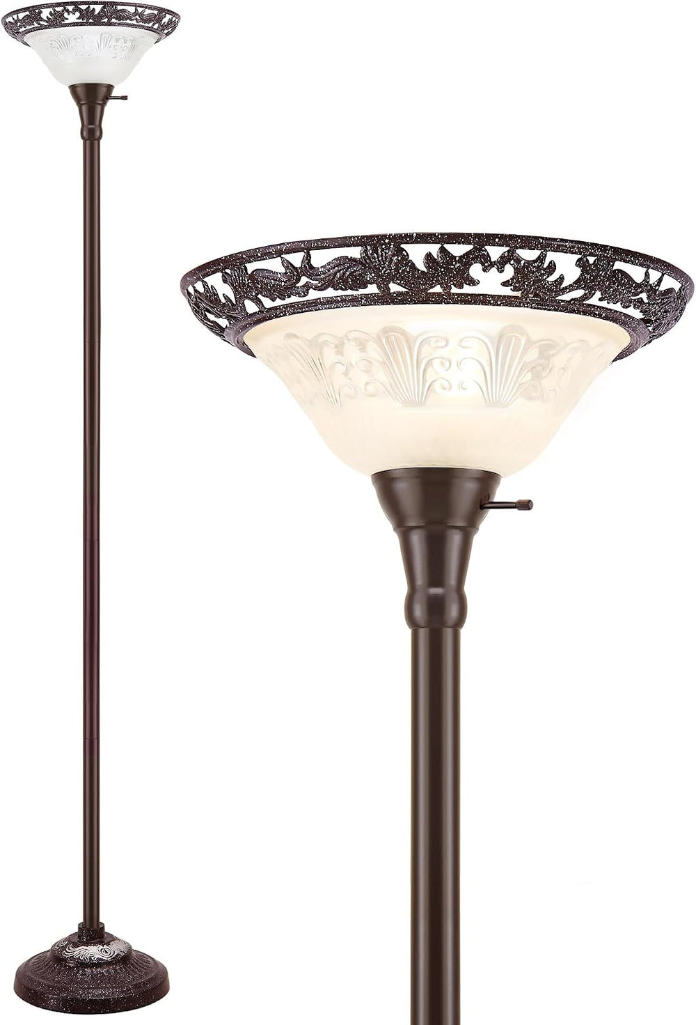 Luvkczc Torchiere Floor Lamps for Living Room, 70" Tall Standing Lamp