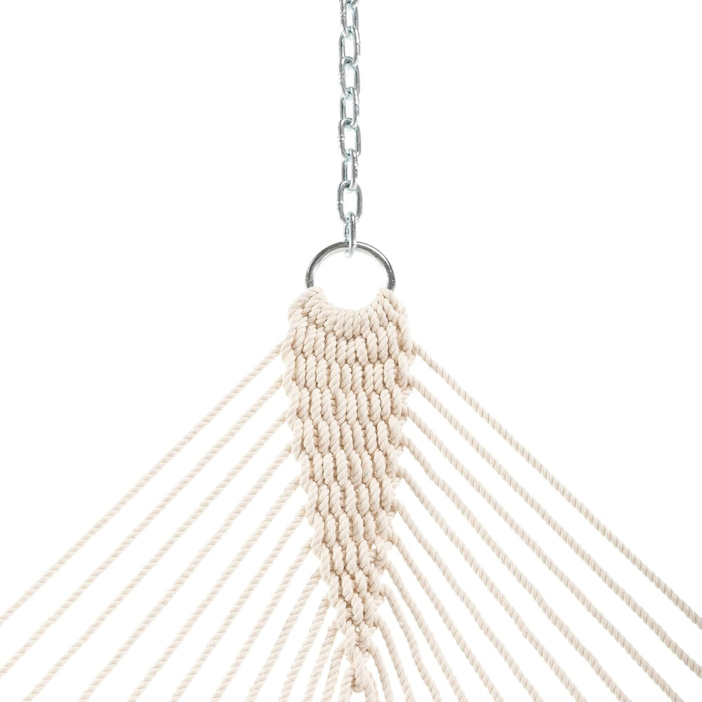 Original Pawleys Island Large Oatmeal DuraCord Rope Hammock – 13 ft. x 55 in....