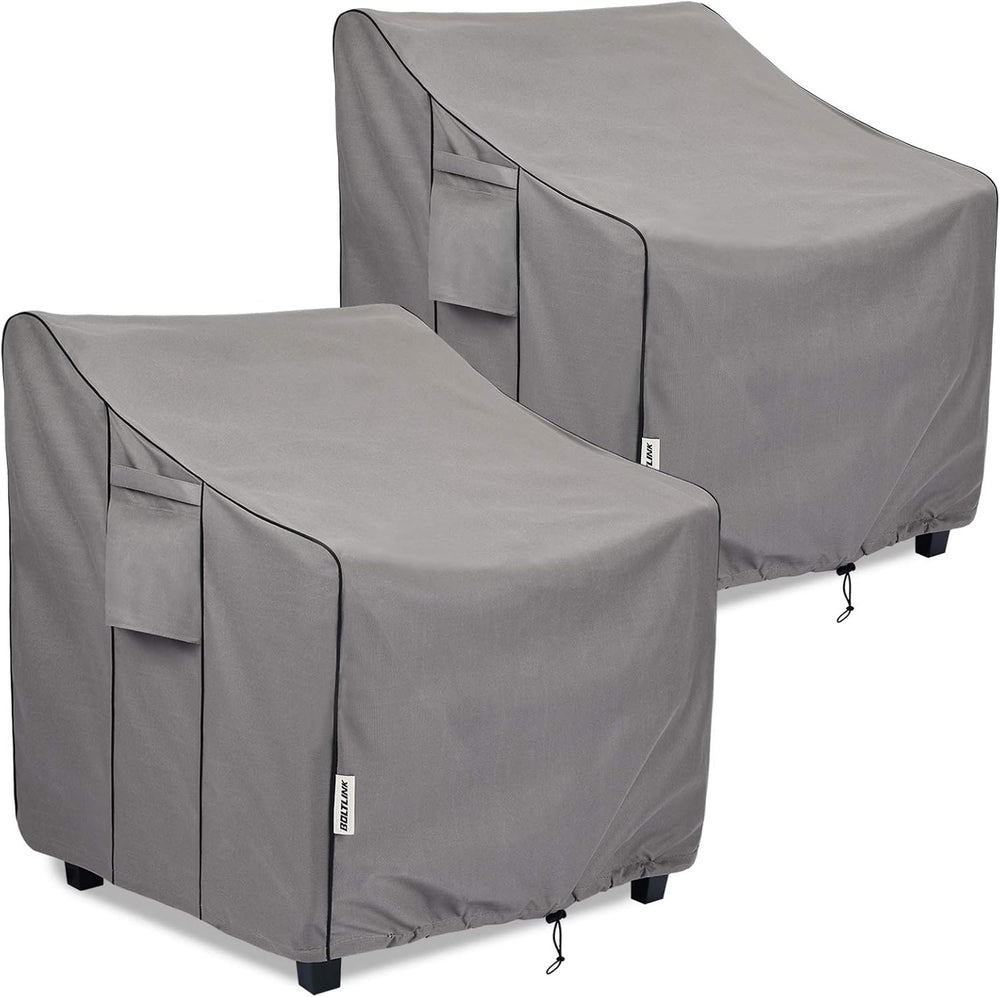 Patio Chair Covers Waterproof, Heavy Duty, 31.5x33.5x36 in, 2 Pack