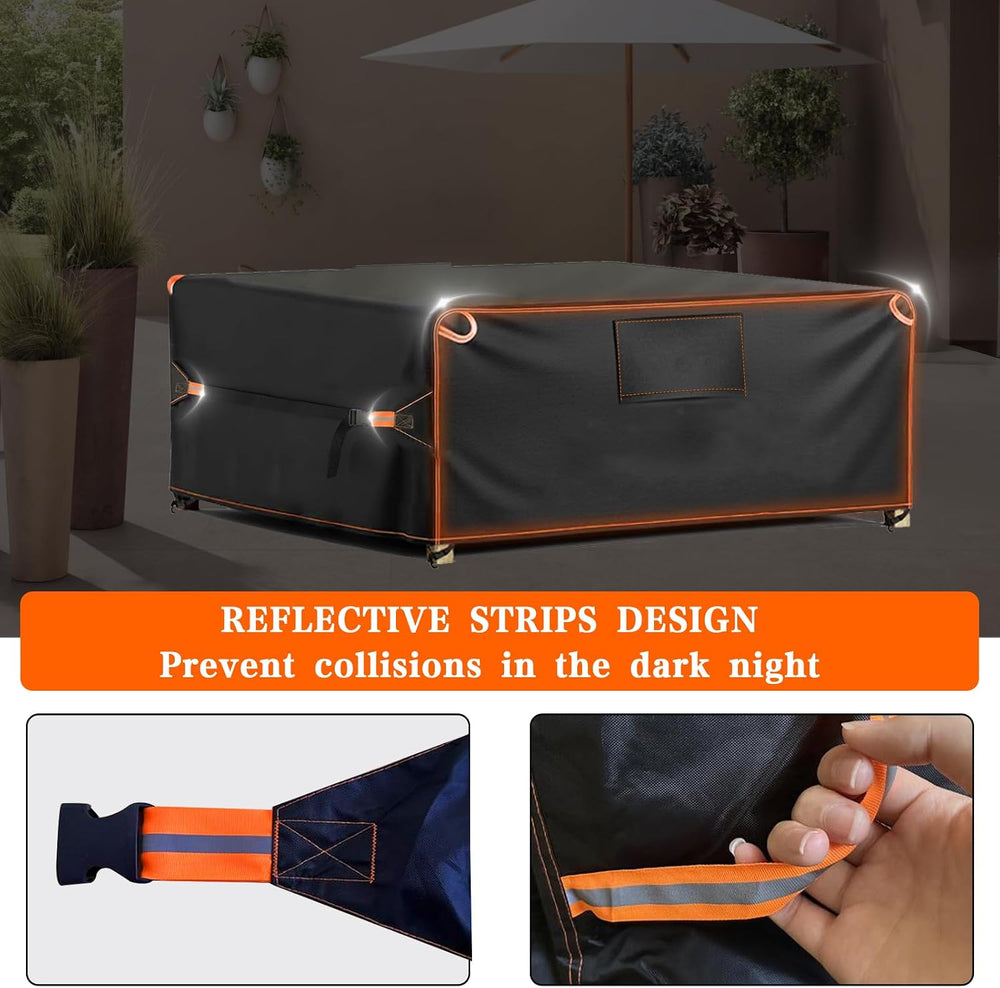 Outdoor Sofa Covers Waterproof, Rectangular Patio Table Chair Sofa Set Cover,...