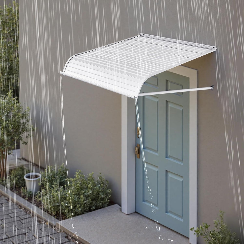 VEVOR Aluminum Awning 40 x 42 in, Durable Window Awning Door Canopy, Lightwei...