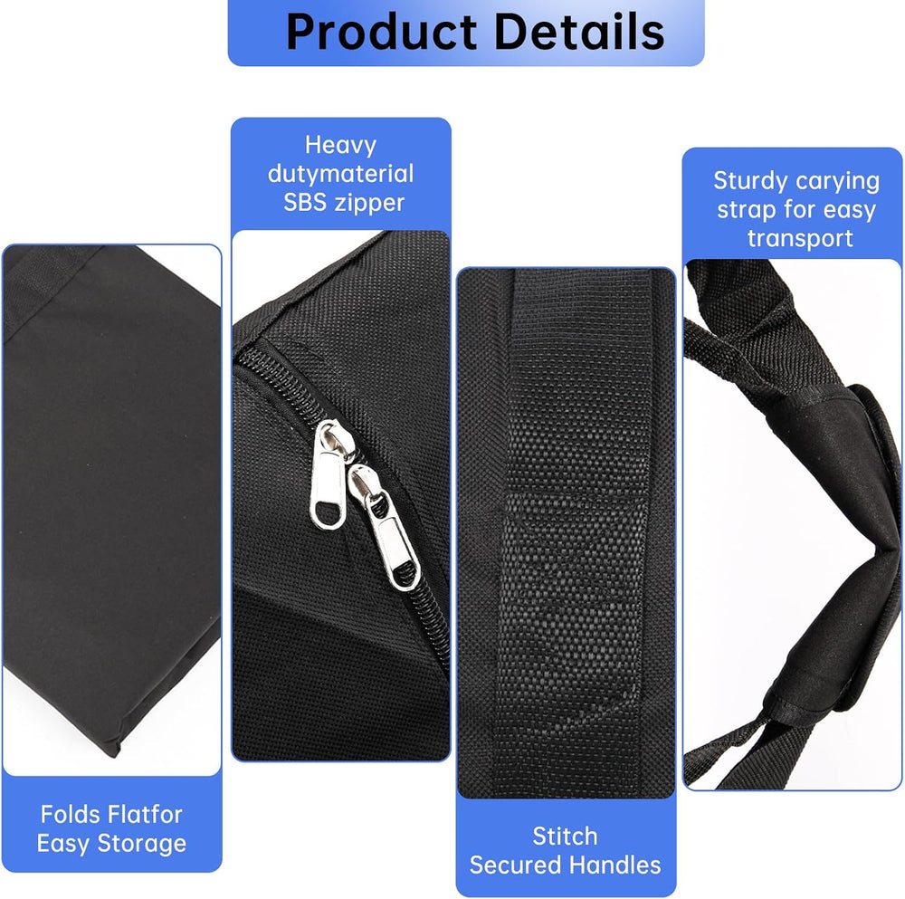 Large Tent Storage Bag - 83" L x 12" W - 600D High-Density Fabri Te...
