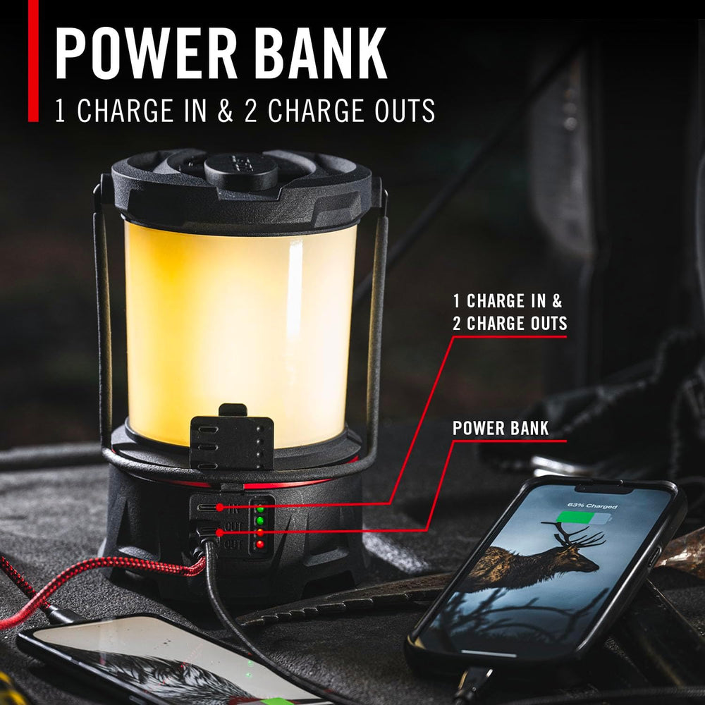 COAST EAL40R 2500 Lumen Rechargeable Emergency Camping Lantern with Red Flash...