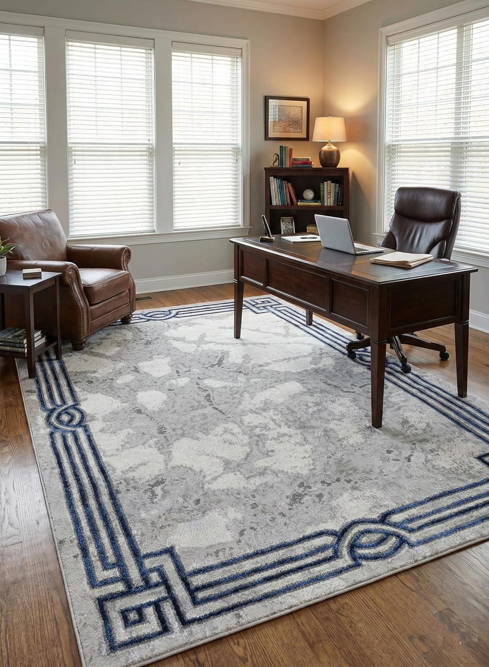 Well Woven Lezlee Abstract Modern 7'10" x 9'10" Area Rug - ...