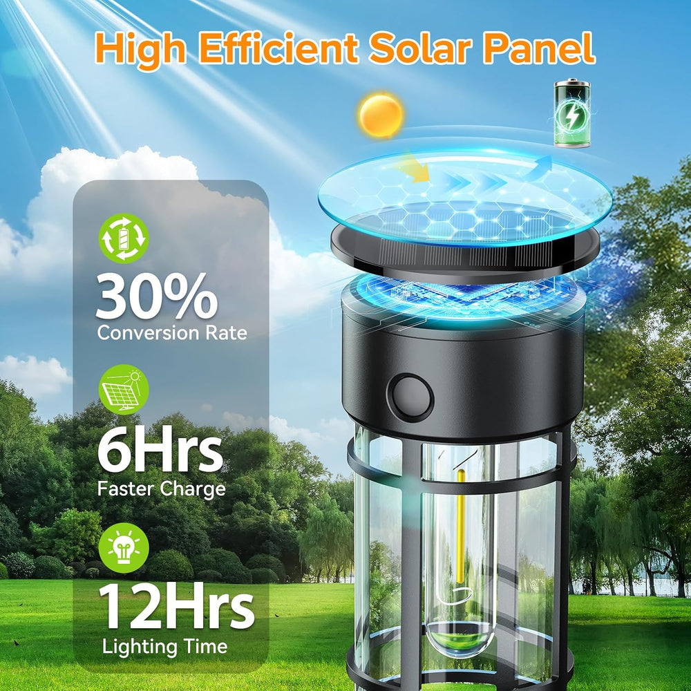 LETMY 12 Pack Solar Pathway Lights Outdoor, Solar Lights Outdoor Waterproof I...