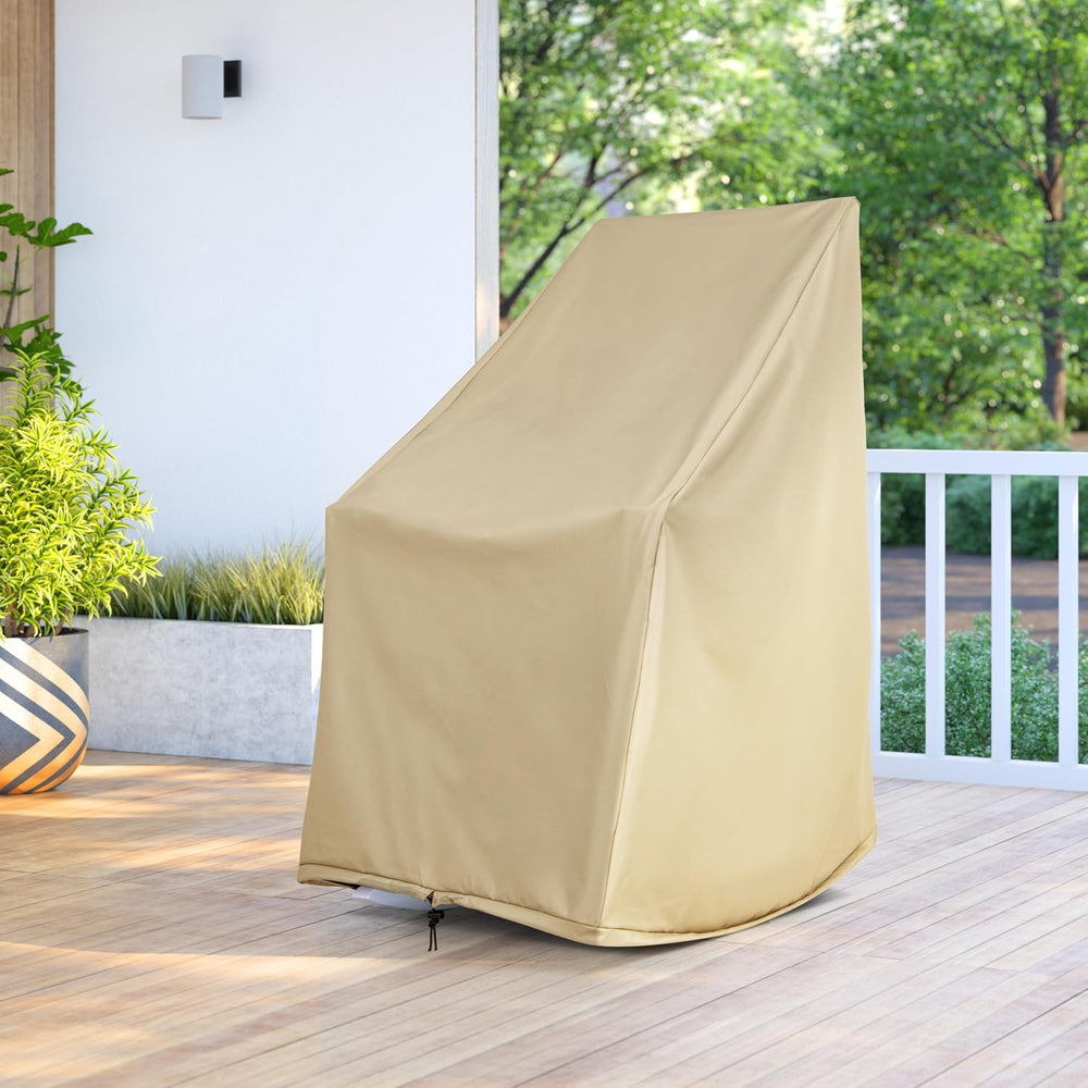 Shine Company Weatherproof Outdoor Rocking Chair Cover, 100% Woven Polyester,...