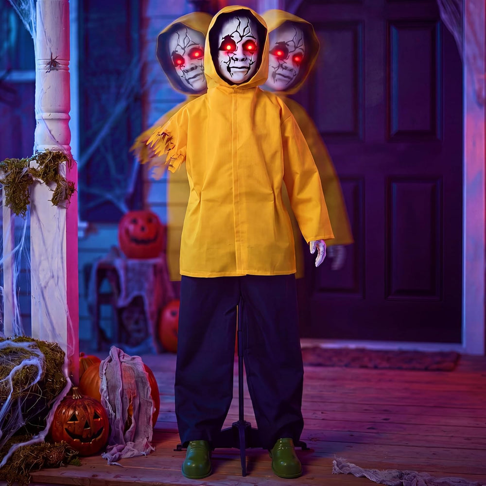 JOYIN Halloween Decorations Outdoor Ghost, Life Size Halloween Animatronics G...