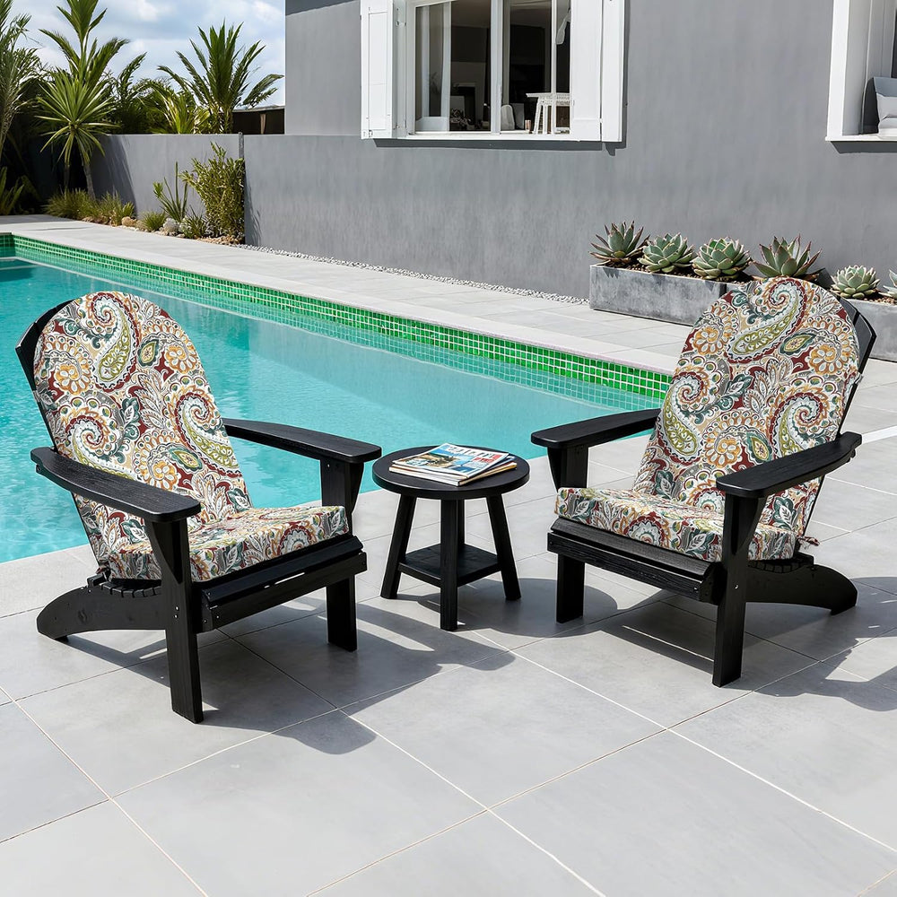 Outdoor Foam Adirondack Cushion, Water Repellent Foam Cushion for Adirondack ...