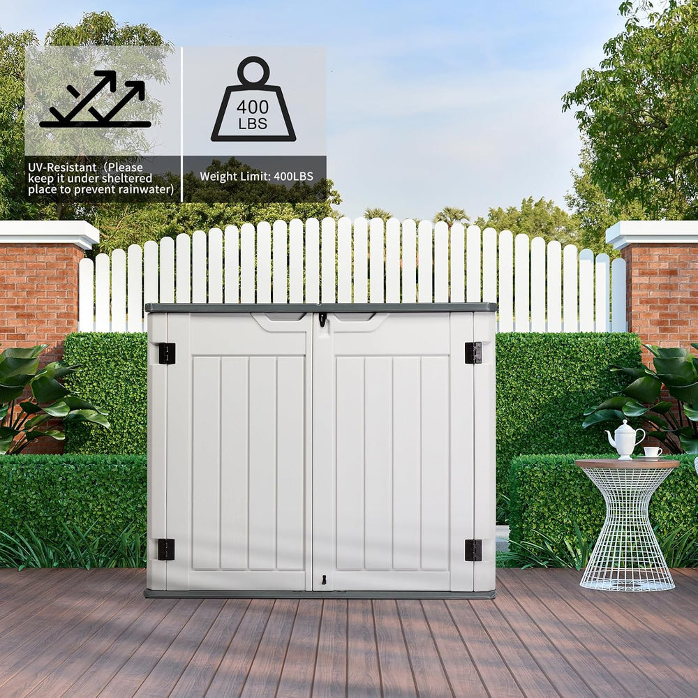 VINGLI Upgraded 260 Gallon Outdoor Storage Box