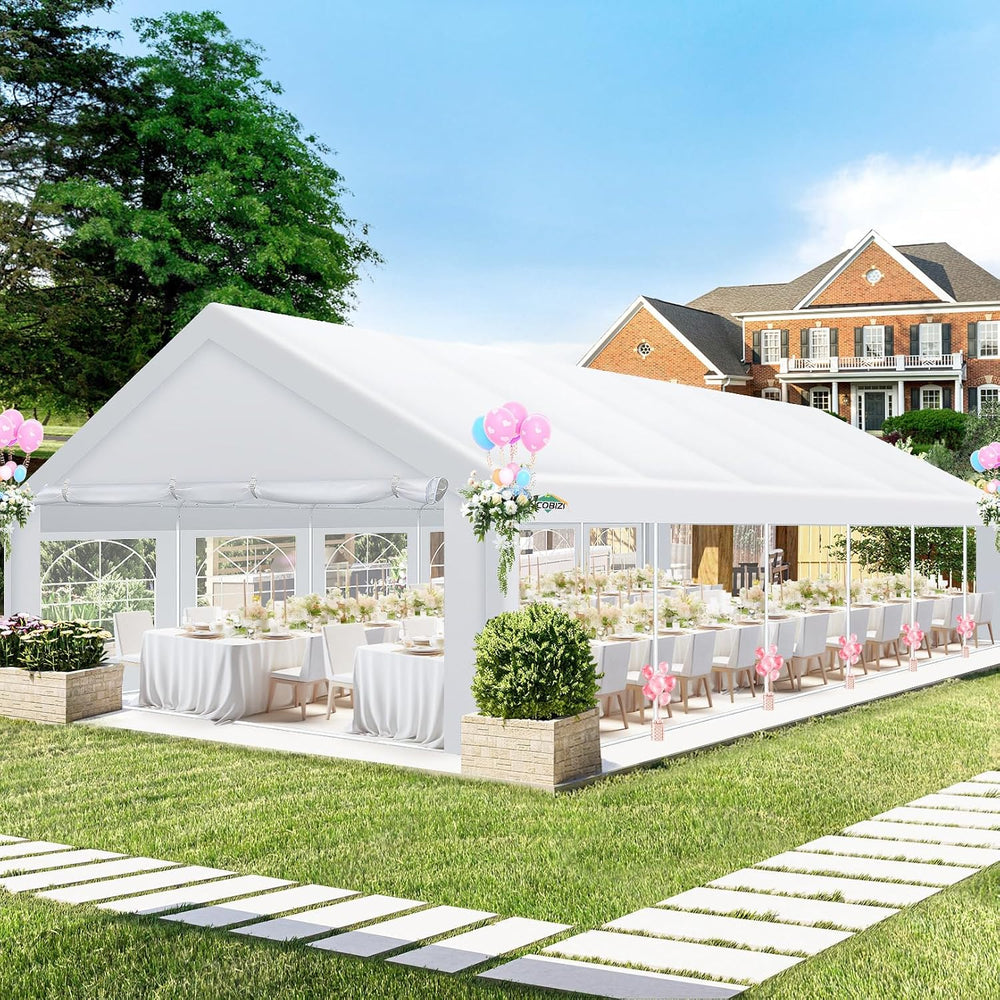 COBIZI 20x40 Party Tent Heavy Duty, Large Outdoor Event Shelter Tents for Par...