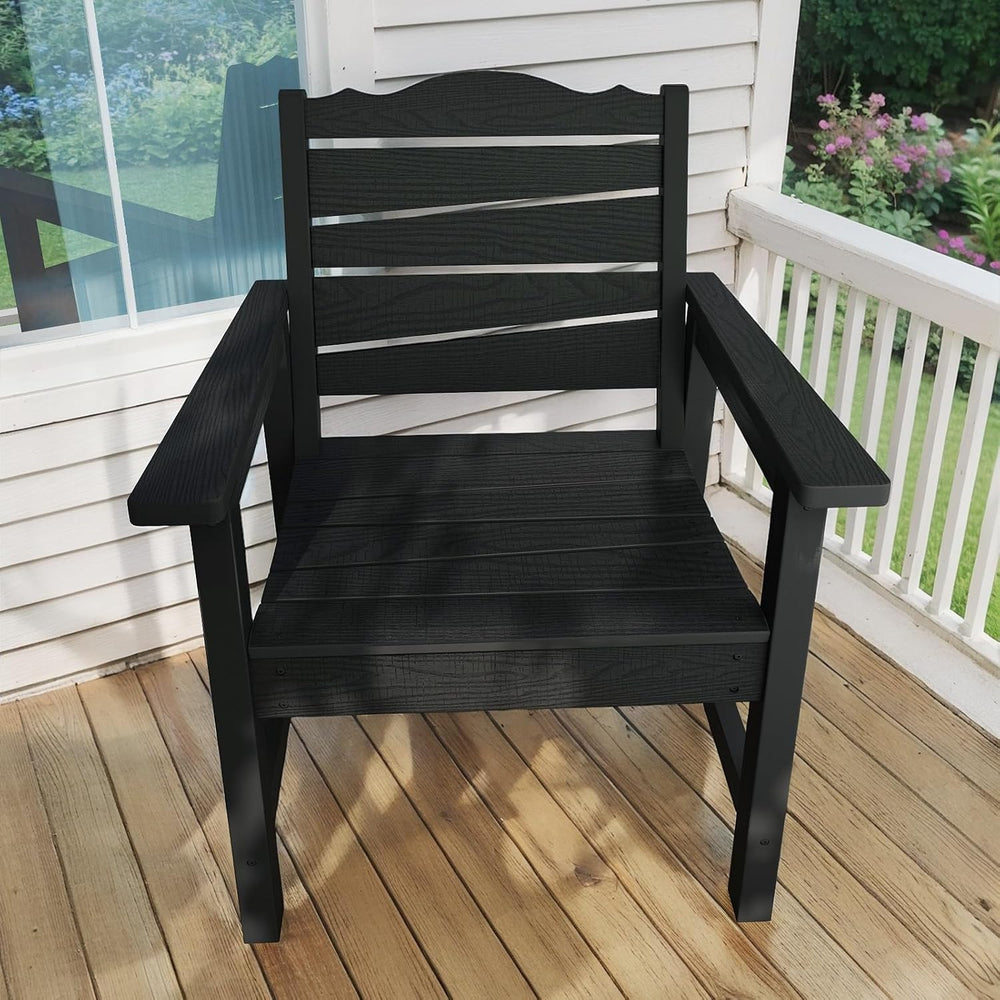 Patio Chairs Set, 3 Pieces Weatherproof HIPS Outdoor Furniture, Patio Chairs ...