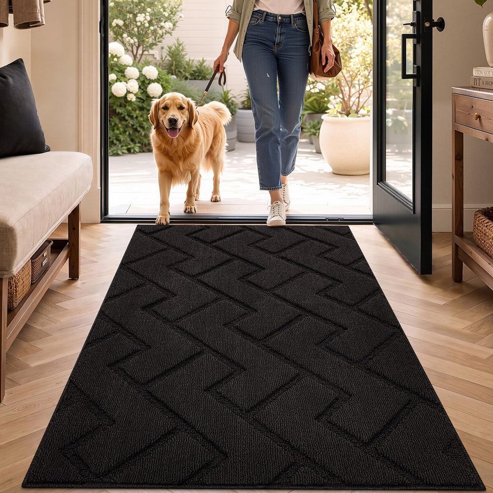 hicorfe Indoor Door Mat,Non Slip Door Mats,32"x48" Front Back Door ...