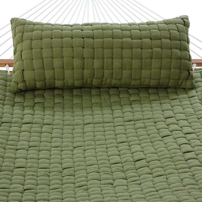 Hatteras Hammocks B-Weave-LTGR Soft Weave Hammock Pillow, Light Green