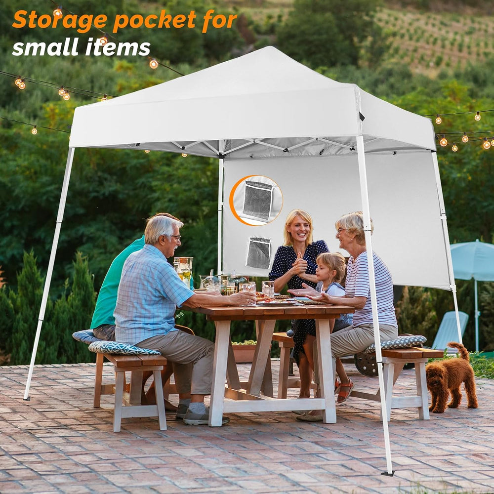 VINGLI 6x6 ft Pop Up Canopy Tent, Outdoor Small Canopy Tent with Backpack, Pa...