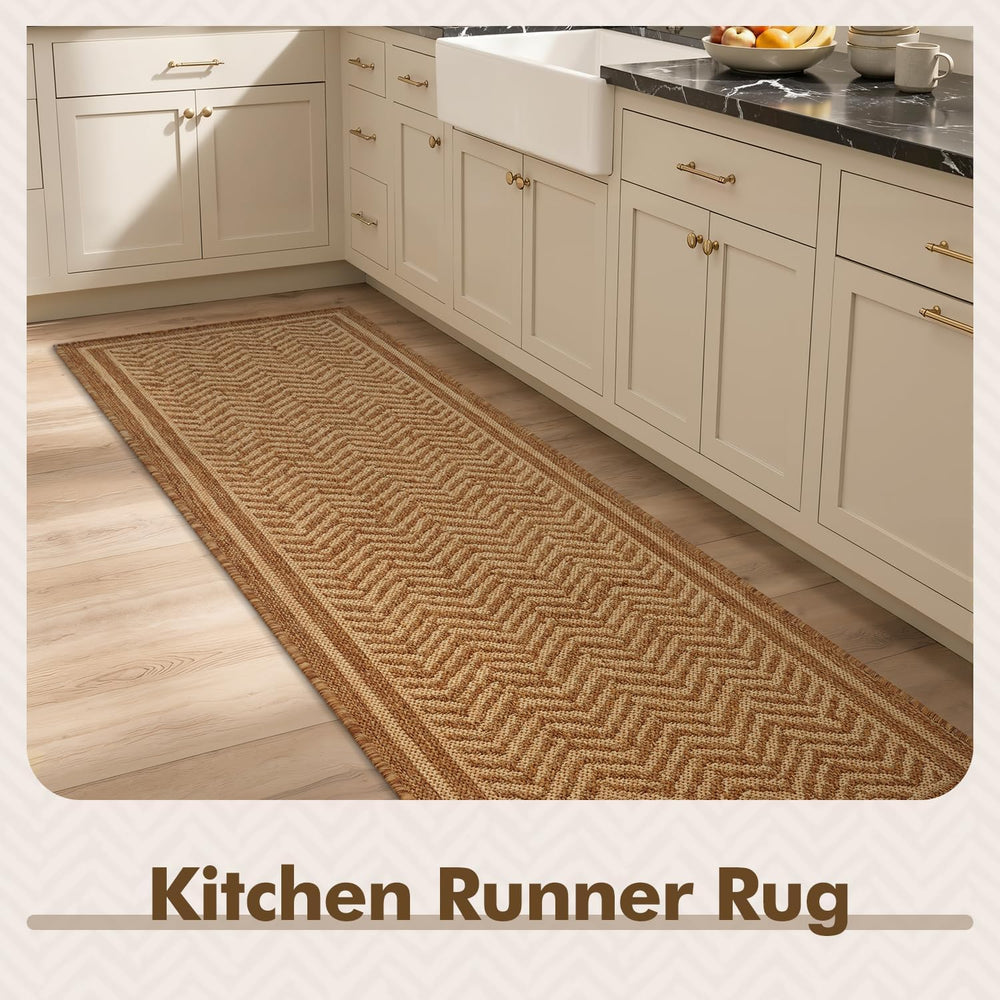 MontVoo-2x6 ft Indoor Outdoor Runner Rugs for Entryway Porch Hallway Kitchen ...
