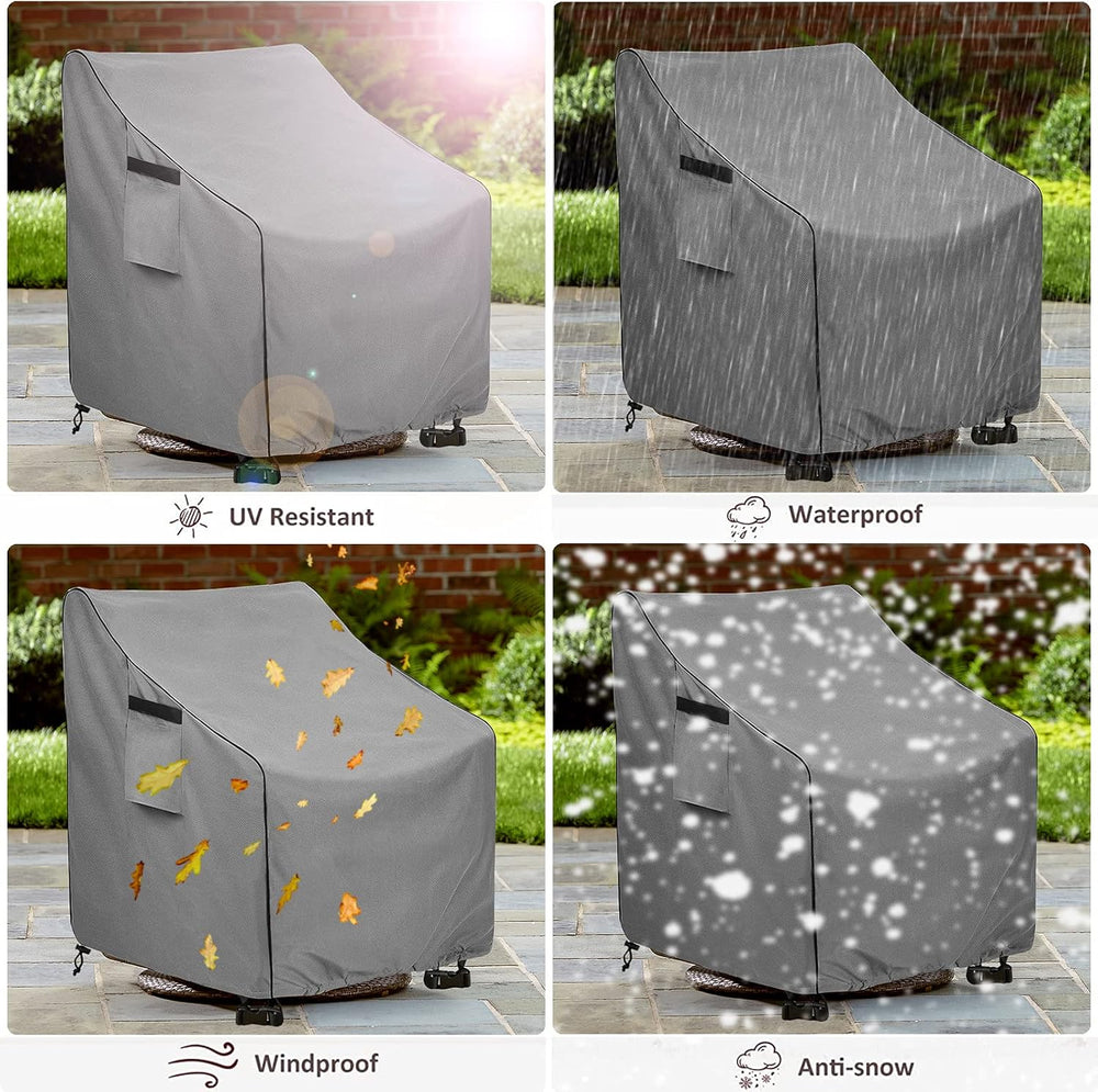 Okcool Patio Chair Covers,Heavy Duty 600D Outdoor Furniture Covers Fits up to...