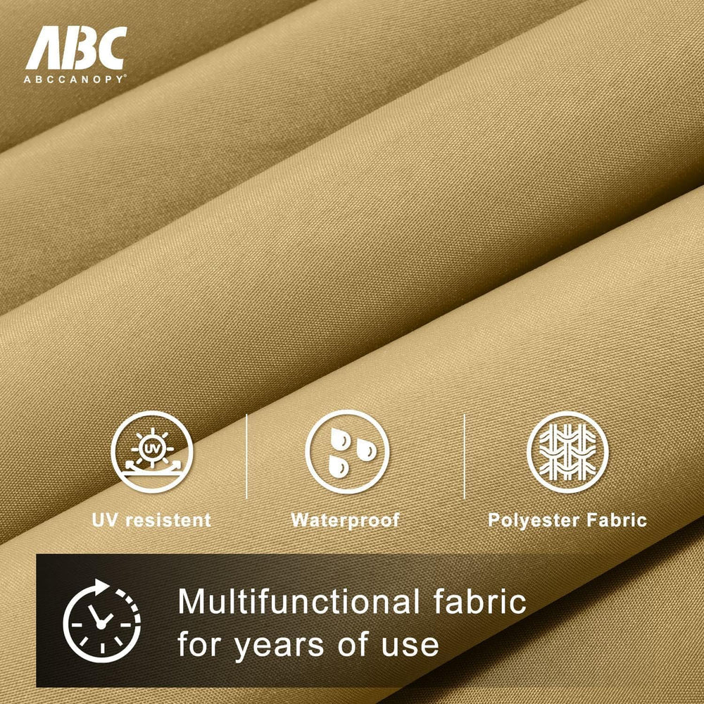 ABCCANOPY 10FT Cantilever Offset Hanging Patio Umbrella