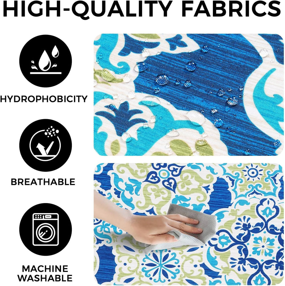 14 Piece Outdoor Patio Cushion Covers Replacement Waterproof with Zipper for ...