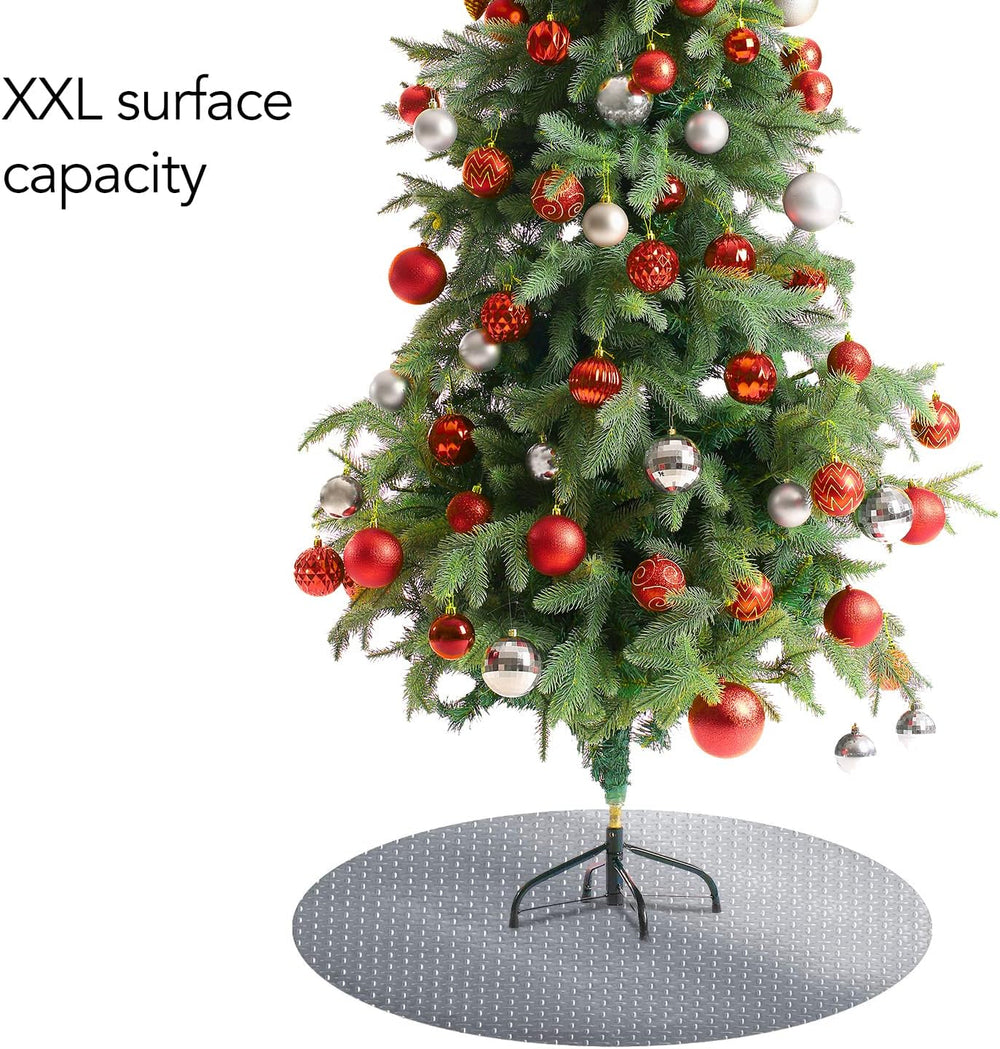RESILIA Christmas Tree Mat - Heavy-Duty Floor Protector, Waterproof & Sta...