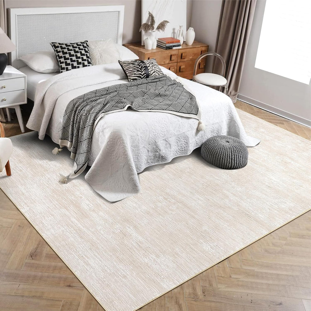 RUGSREAL Washable Rug 10x13 for Living Room Modern Abstract Area Rug Non-Slip...