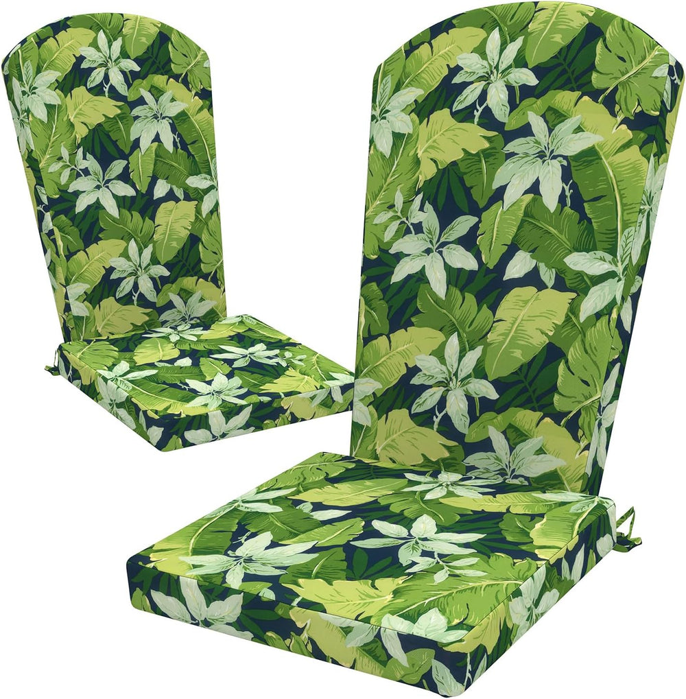 LVTXIII Adirondack Chair Cushions 48x20x2.5 Inch, Water Repellent, Fade Resis...
