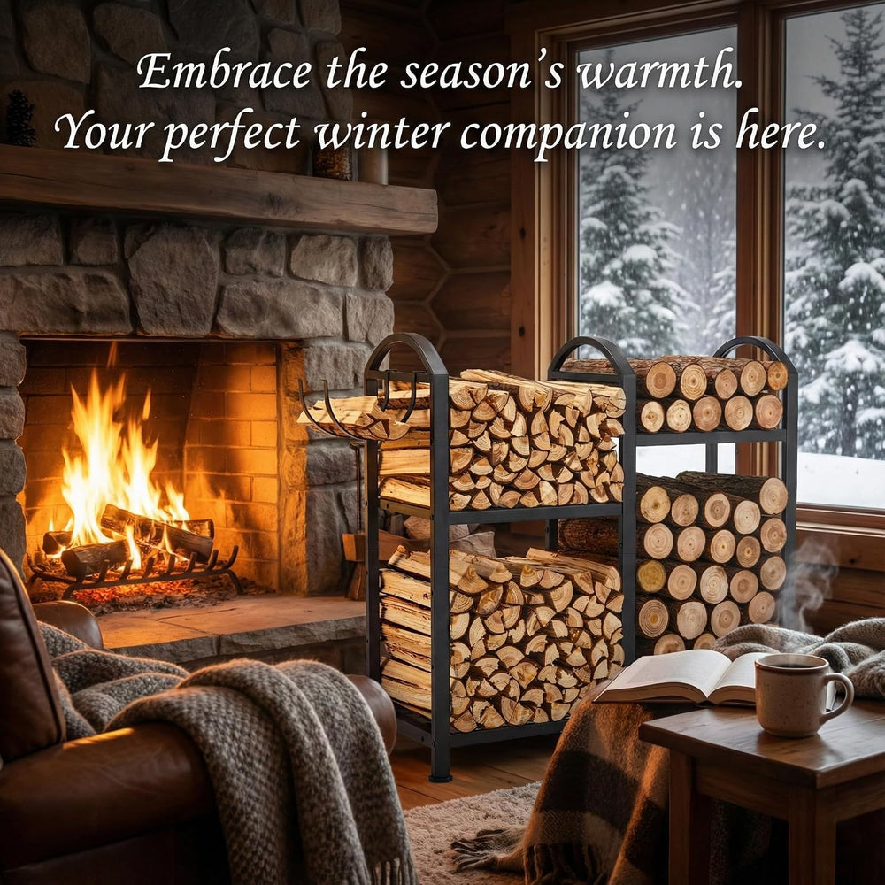 2 Tier Firewood Rack, 31inch