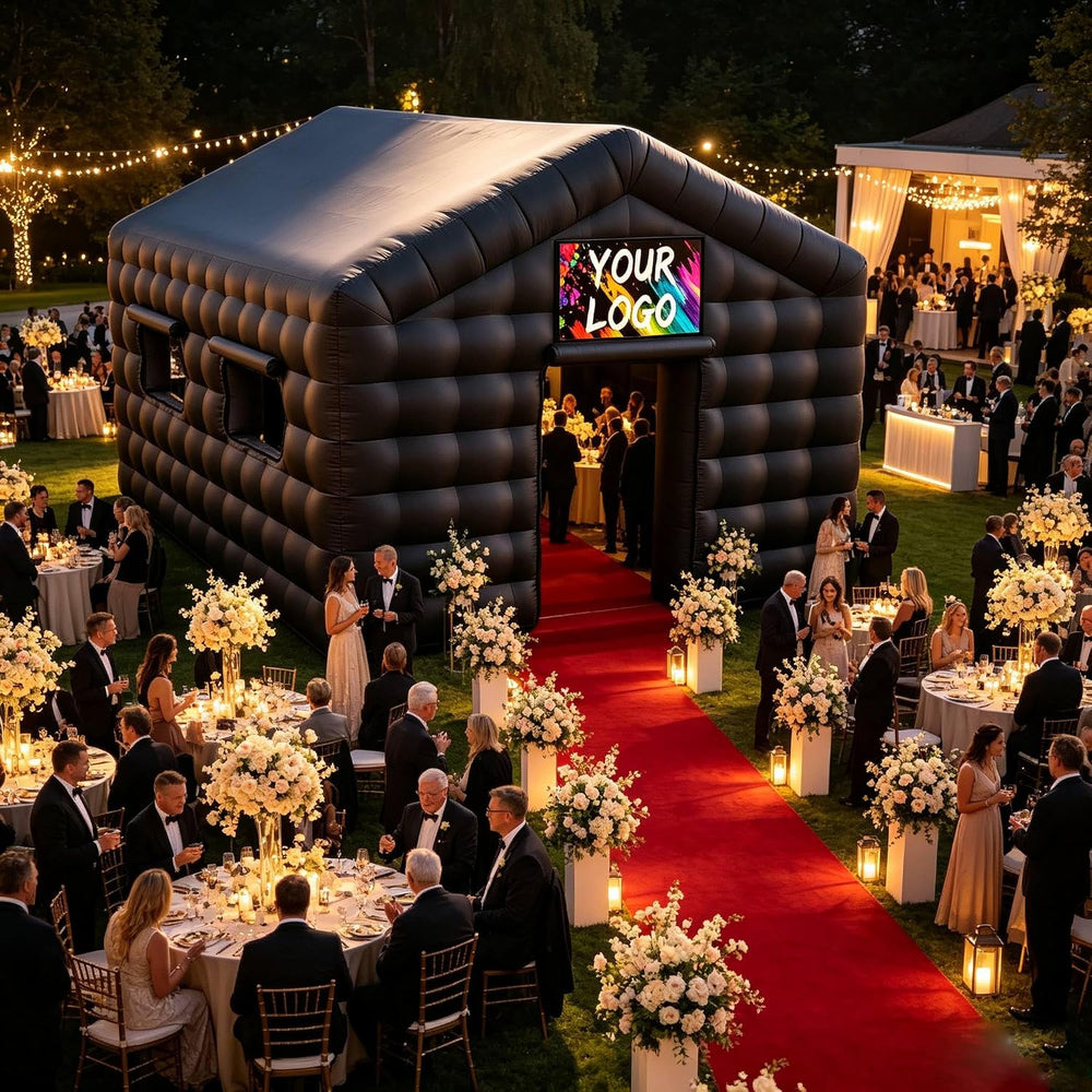 16.5×13×12Ft Inflatable Nightclub, Blow up Party Tent with Blower for Adult