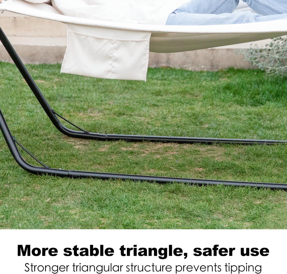 gafete Hammock Stand for Outside, Fits 9-14ft Hammock, 600 lbs Capacity