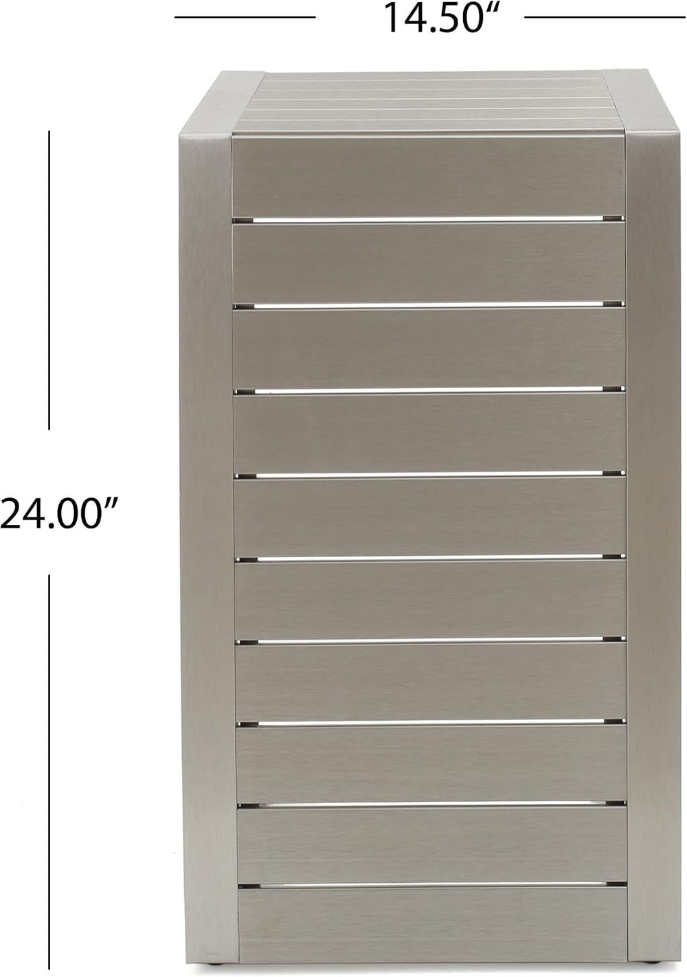 Christopher Knight Home Cape Coral Outdoor Aluminum Club Chairs with Side Tab...