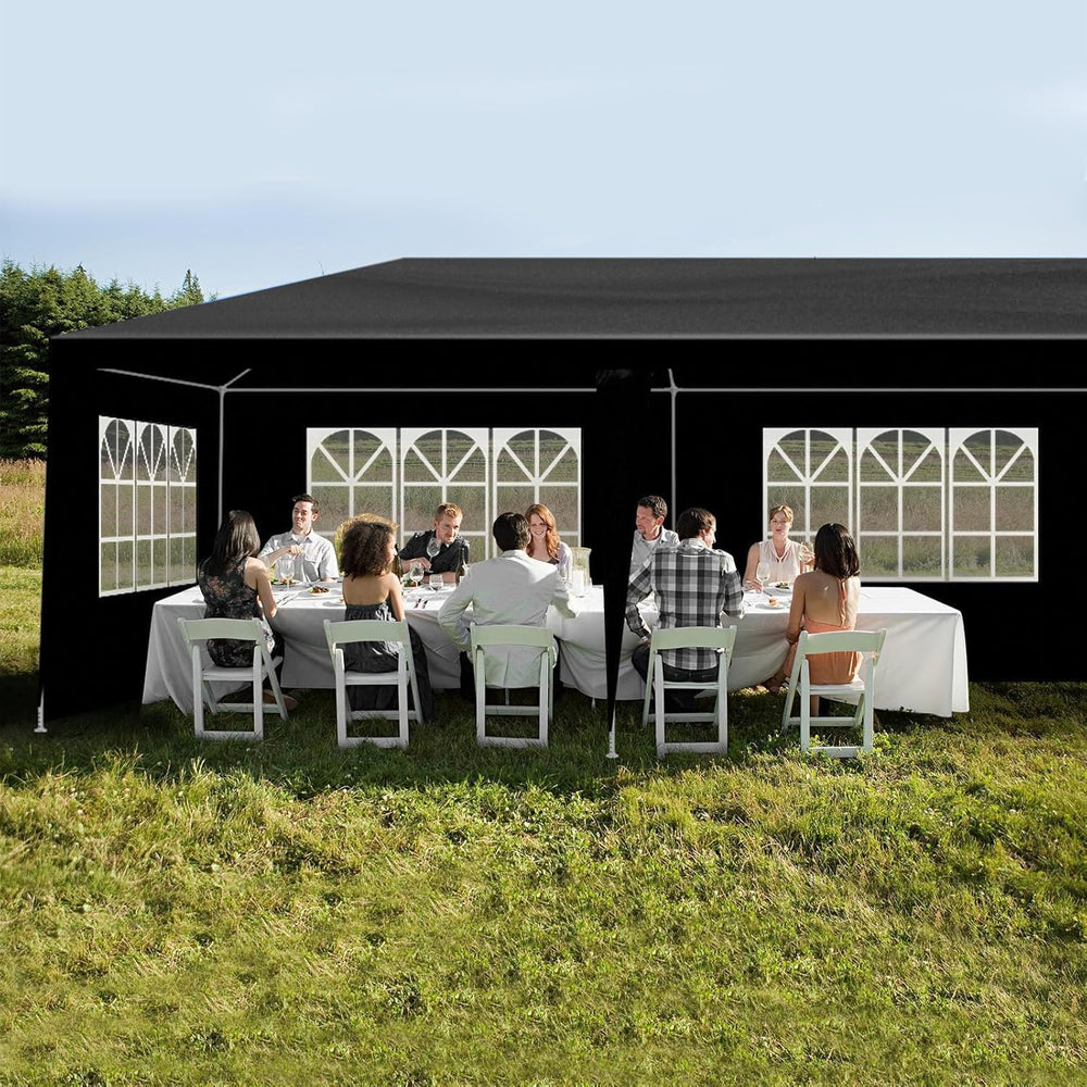 10x30 FT Party Tent, Outdoor Wedding Tents for Parties, Canopy Event Tent wit...