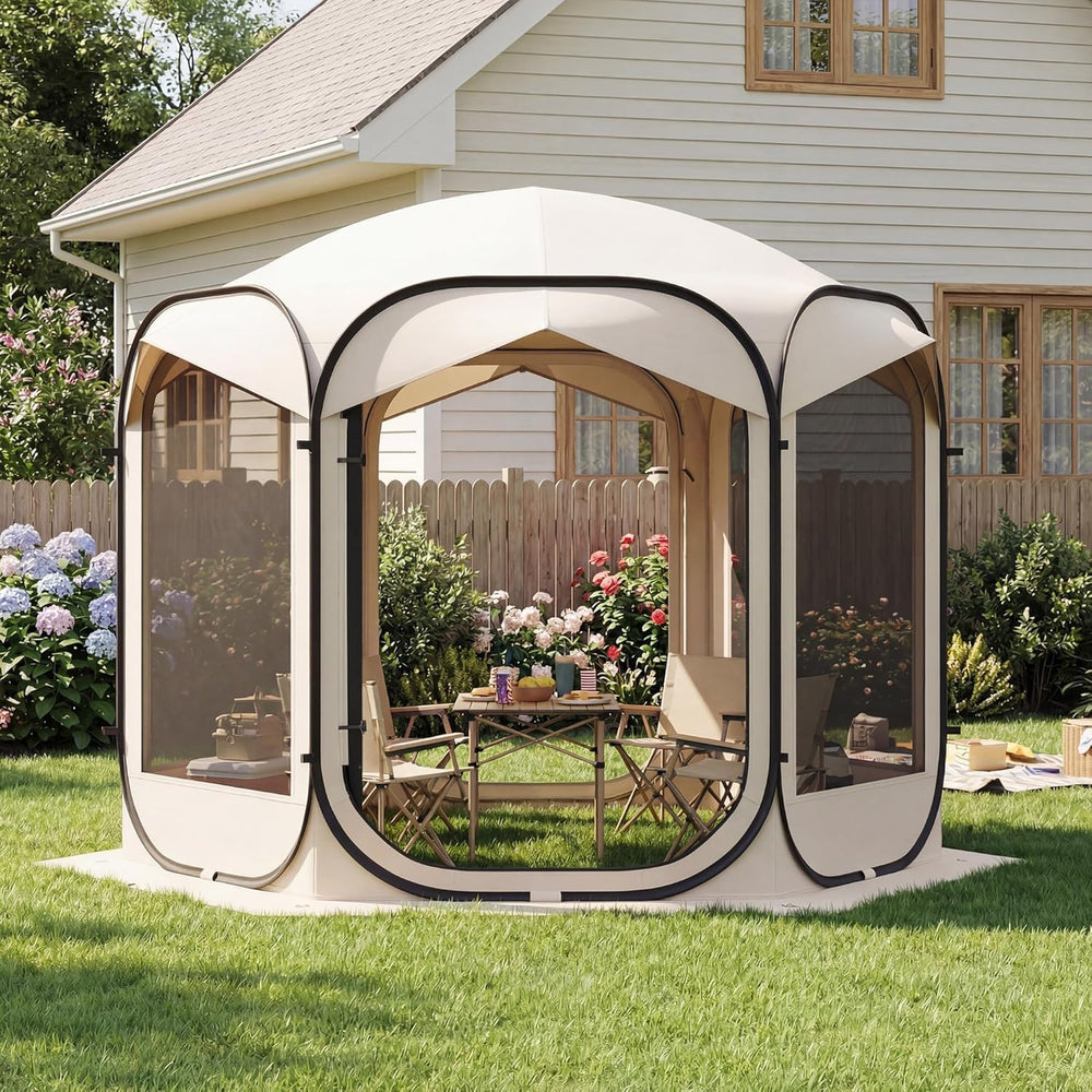 Pop Up Screen House Tent 10x10 FT Portable Instant Screen Canopy Tent
