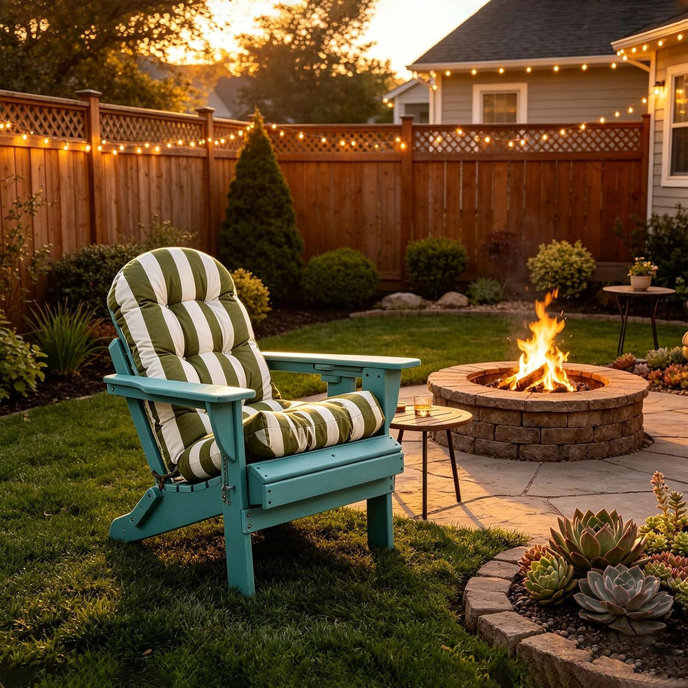 Adirondack Chair Cushion, High Back Patio Chair Cushions 48 x 19.7 x 4.7 Inch...