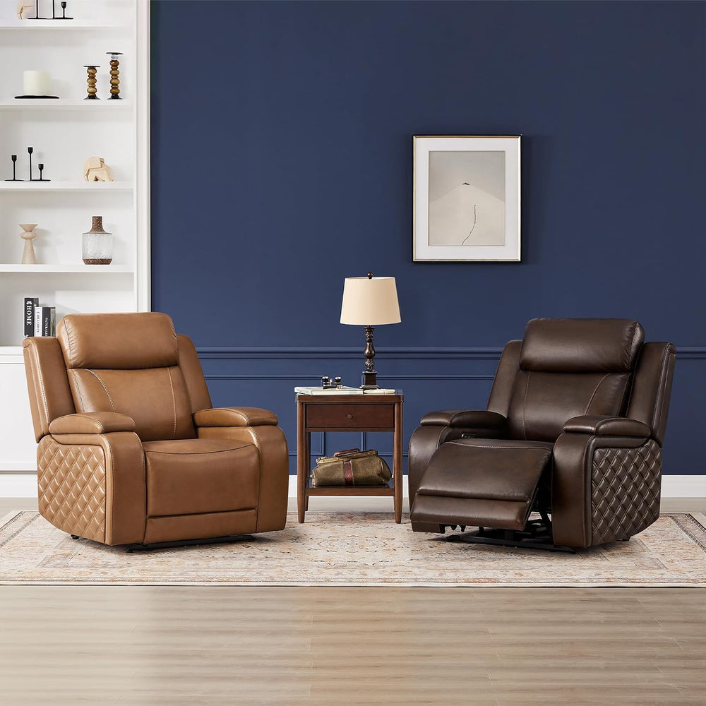Watson & Whitely Zero Gravity Power Recliner Chair for Adults, Dark Brown