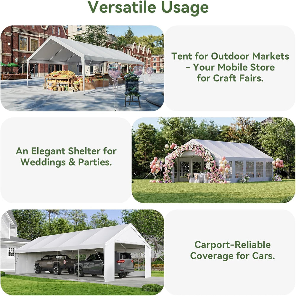 Aoxun 32x16 Party Tent,Heavy-Duty Canopy Tents for Parties Weddings Events