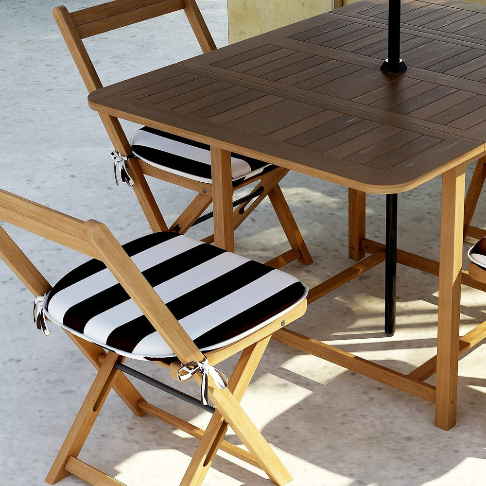 LVTXIII Outdoor Chair Cushions Set of 2, Patio Seat Cushions D16xW17 Inch wit...