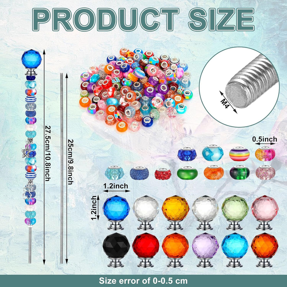 Tigeen 236 Pcs Garden Stake DIY Fairy Wand Plant Stake, Modern
