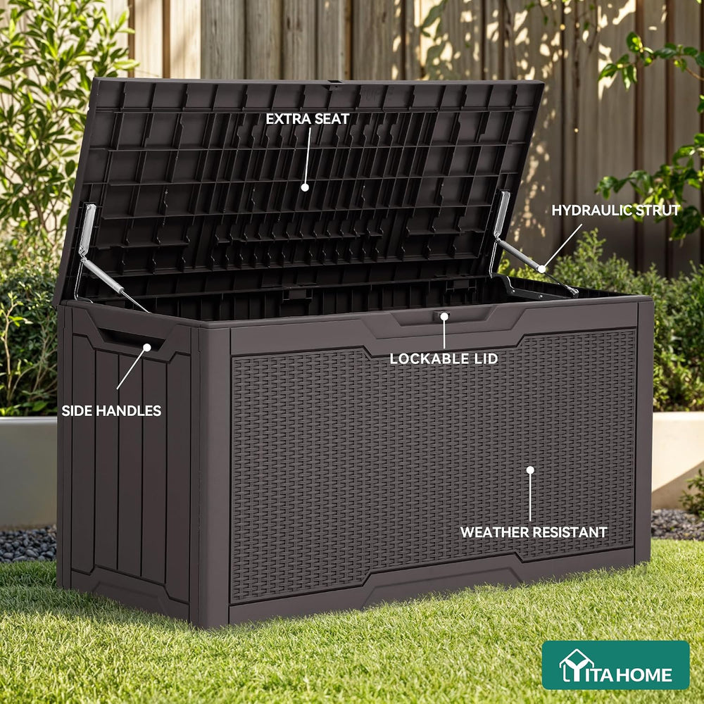 YITAHOME 80 Gallon Outdoor Storage Box