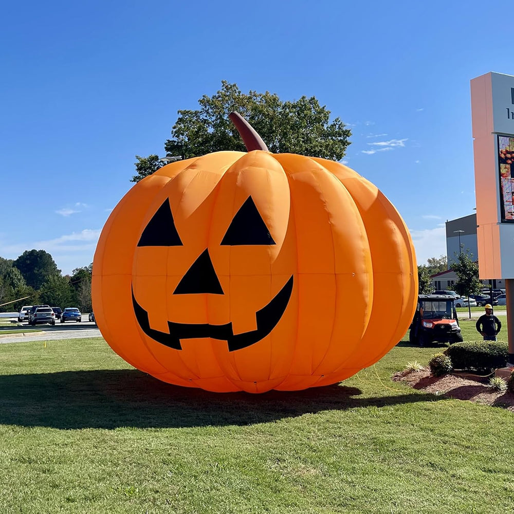 Giant 10Ft Halloween Inflatables Pumpkin Decorations, Blow Up Yard Decoration...