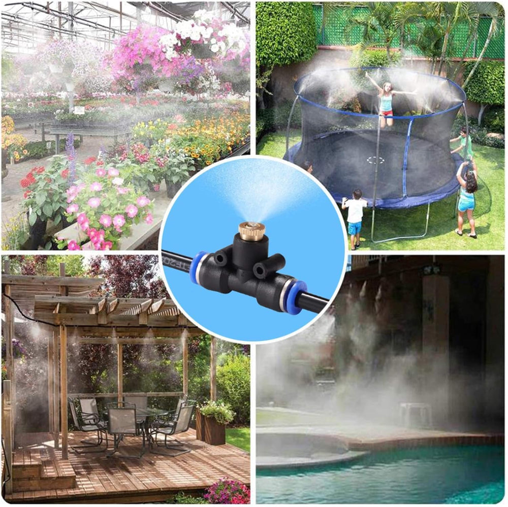 H&G lifestyles Patio Mister Outdoor Misters for Outside Patio Cooling 59FT